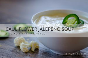 cauliflower jalapeño soup